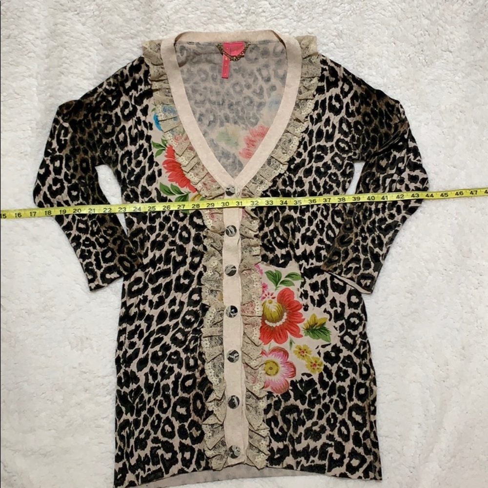 Charlotte tunic length button down Cardigan